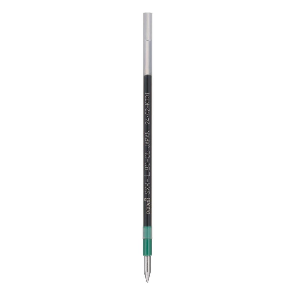 Mitsubishi Pencil Jetstream Light Touch Ink Ballpoint Pen Refill, Multi-color, Multi-function, 0.5mm, Green, 10-pack (SXRL8005.6)
