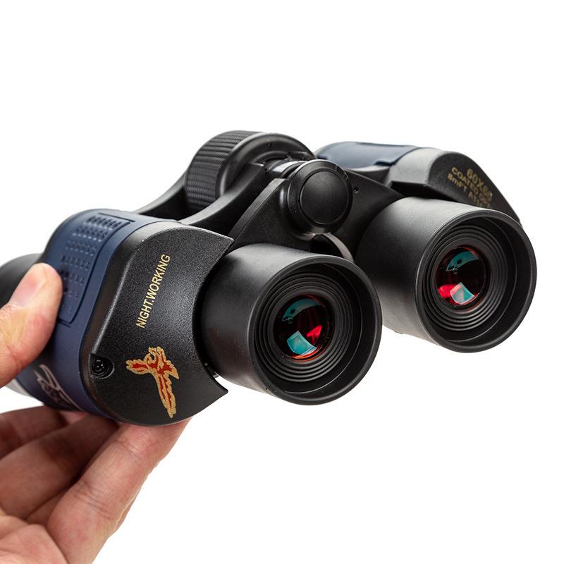 Golden Eagle HD 60x60 Iridescent Binoculars, High Magnification with Coordinates, Low Light & Night Vision, 80x80.