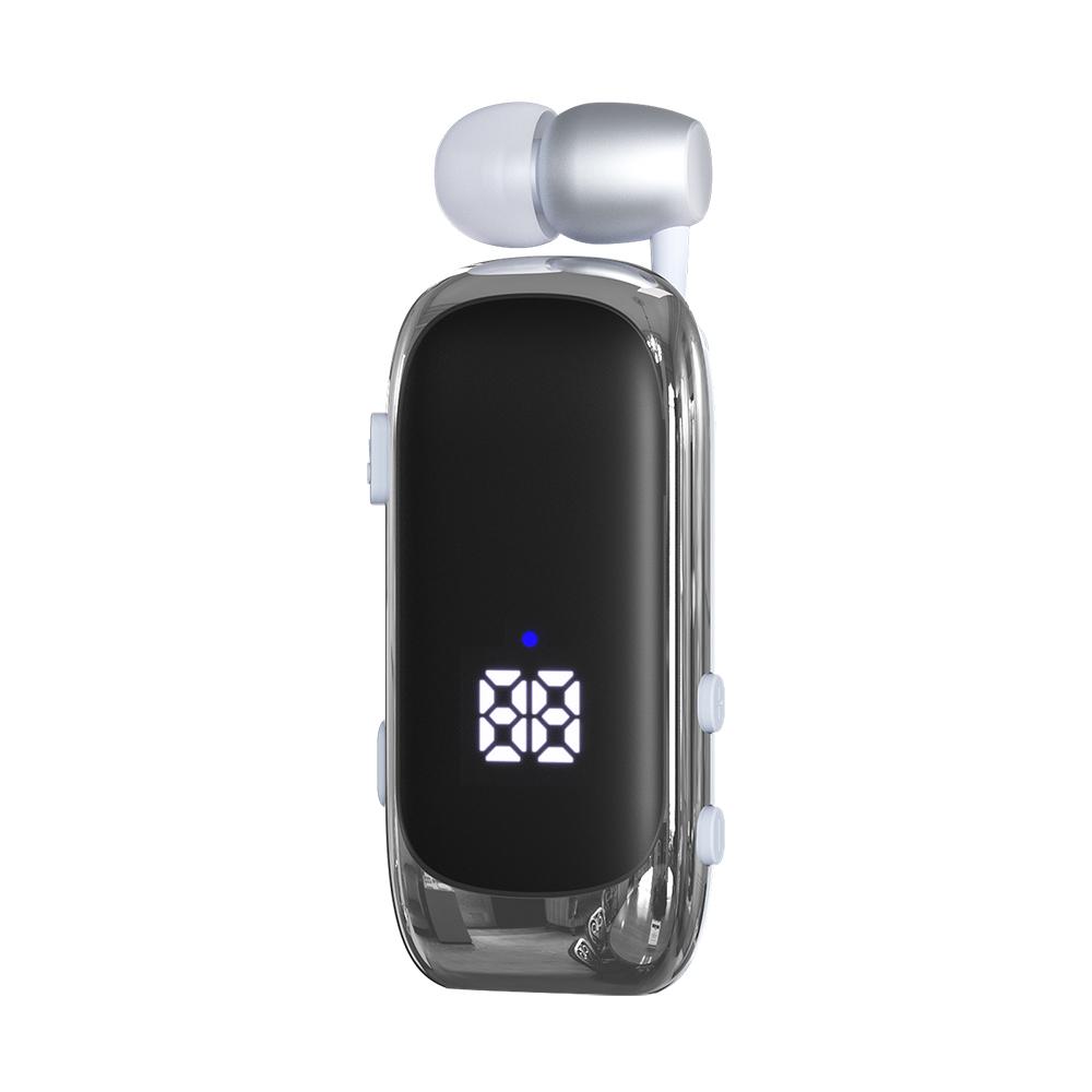 Беспроводная гарнитура K88 Lavalier Business Bluetooth 5.4 для звонков/музыки, 20-часовое напоминание с вибрацией и микрофоном, шумоподавление, наушники