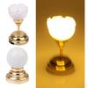 2x 1/ Plated Dollhouse LED Ceiling Lamp Model Lighting Table