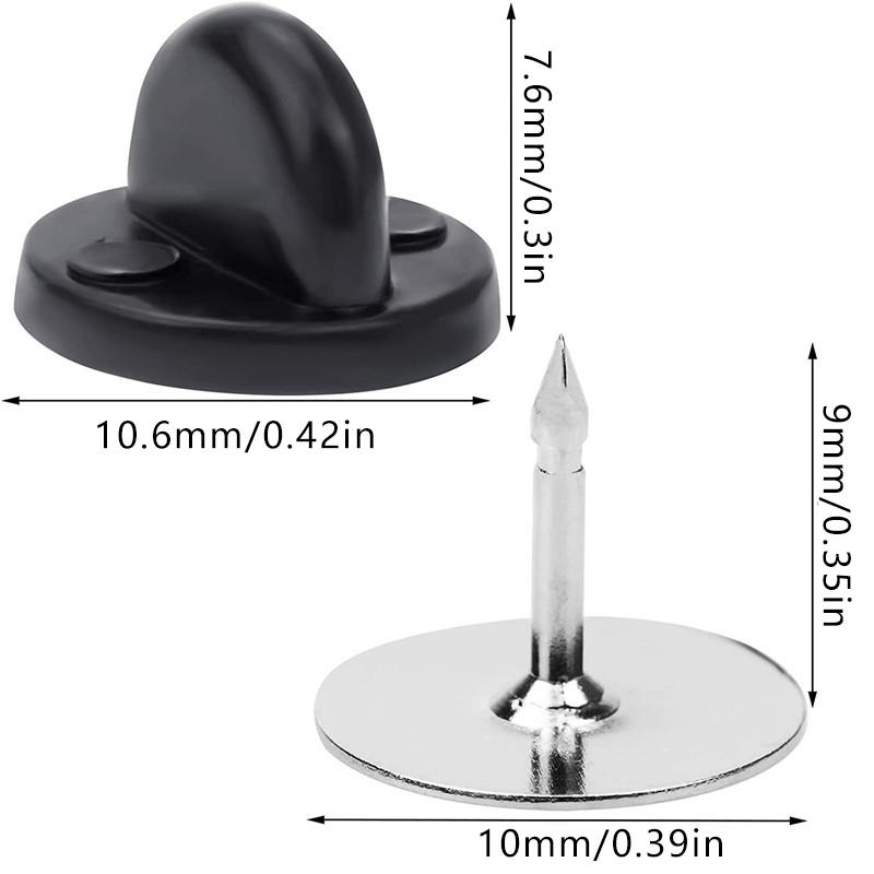 10 комплектов булавок-поддержек, гвоздиков для галстука, пустых булавок с подставками для булавок, бабочка-зажим, застежка-фиксатор для значков своими руками, ювелирное ремесло