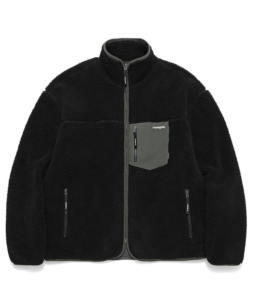 Флисовая куртка Mahagrid Sherpa Черная(Mg2Cwmb930A)