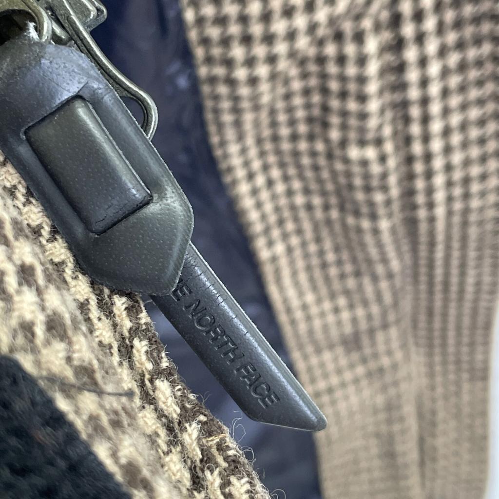 The North Face NYJ1DF90 Бежевое пальто пуховик в гусиную лапку длинное куртка 80 бежевый б/у