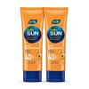 Joy Солнцезащитный крем Anti Tan SPF 40 для лица и тела с 97% защитой от солнца и предотвращением потемнения кожи (50 мл х 2) | Легкий, Водостойкий и Оставляет Ноль