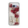 Чехол для телефона Samsung Galaxy S8 Plus Сердце-Бабочка Funda Для Samsung S8 S8Plus Чехлы Жидкий Силиконовый Бампер GalaxyS8 Оболочки