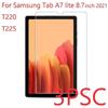 3 шт. для Samsung Galaxy Tab A7 Lite SM-T225 T220 8,7 Защитная пленка для экрана против царапин твердость 9H закаленное стекло для планшета 2021