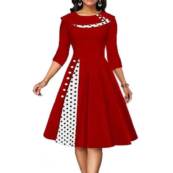 Платье трапециевидной формы с талией, мягкая модная повседневная одежда для девочек в стиле ретро, ​​праздничная уличная одежда