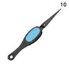 Reverse Tweezers Straight Curved Tweezer X-Shaped Stainless Steel Multifunctional Eyelash Curler Extension Antislip Makeup Tool