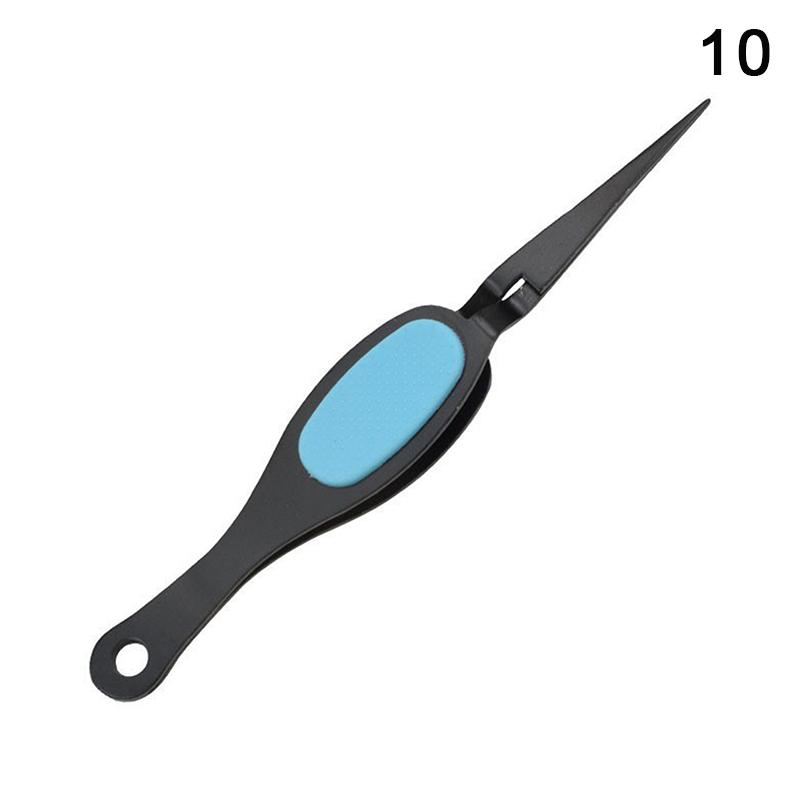 Reverse Tweezers Straight Curved Tweezer X-Shaped Stainless Steel Multifunctional Eyelash Curler Extension Antislip Makeup Tool