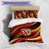 Lens FC Printed 3PCS Bedding Set Breathable Duvet Cover with Pillowcases Decorative Bed Linen for Bedroom Home