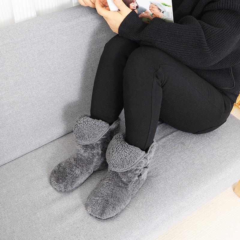 Зимние гетры для лодыжек, холодные носки, носки из гипса с трещинами для людей среднего и пожилого возраста, теплые носки для пола в помещении