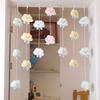 1set Felt Hearts Hanging Decorations Artistic Decor Cute Heart Curtains For Room Partition Girl's Heart Dreamy Cloud Aesthetic Design Home