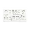 Sewing Machine Scissors Button Silicone Mold Sugarcraft Cupcake Baking Mold Fondant Cake Decorating Tools