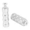 Soobu Motorcycle Brake Foot Pegs,Motorcycle Gear Shift Foot Pegs M6 6mm Mounting Bolts Rough Right Brake Side for Bikes (Silver)