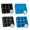Skull Ice Mold Butt Silicone Ice Cube Mold 6-Cell BPA-Free Ice Cube Maker Dishwasher Safe Ice Mold for Whiskey Cocktails Juice