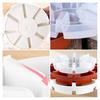 Поддон с бортиком для цветочного горшка 5 дюймов 6 дюймов 7 дюймов Круглый цветочный горшок Ловец воды Прочный поддон для капель для использования в помещении и на улице