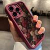 Чехол для телефона Винно-красная роза Белая роза Для iPhone 17 16 15 14 Pro Max 13 12 11 XS X XR 7 8 Plus 16E 17 Противоударный чехол