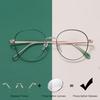 Модные круглые оптические очки для мужчин и женщин, ретро металлическая оправа, очки для зрения, защита от синего света, очки для близорукости, фотохромные линзы, солнцезащитные очки