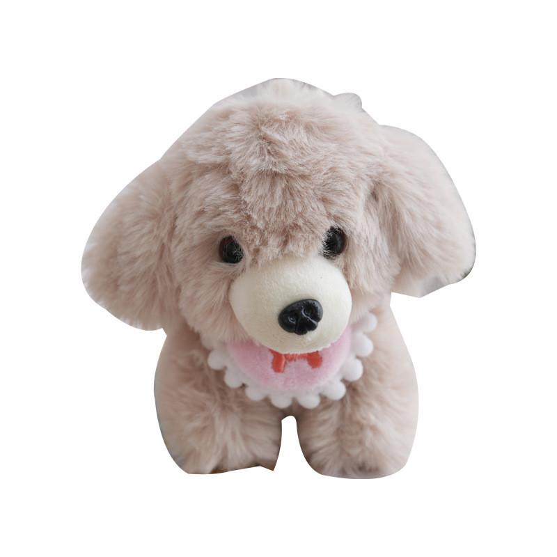 Puppy Bib Cute Cartoon Plush Keychain Pendant Bag Decor For Kids Collectors And
