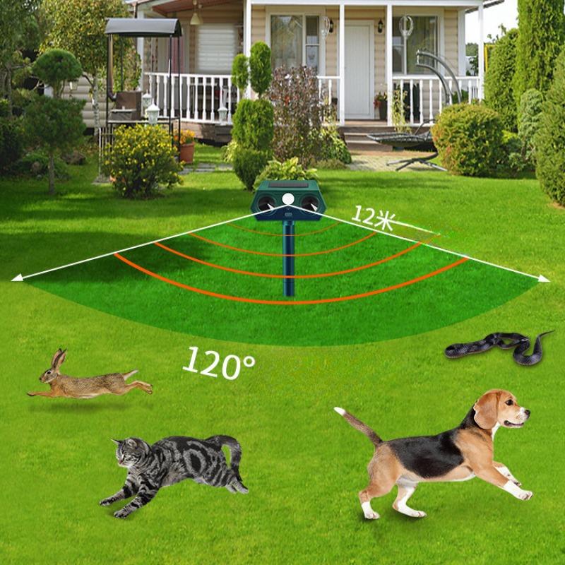 1 шт. Солнечный отпугиватель мышей, Ультразвуковой высокомощный отпугиватель птиц, Сад Ферма Вспышка Открытый Сад Отпугиватель змей