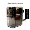 Long Point Pencil Sharpener Adjustable Pen Sharpener Hand Crank Pencil Sharpener  Student Supplies