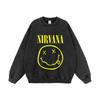 Oversized Rock Band Graphic Hoodie Unisex Washed Cotton Sweatshirt Loose Fit Streetwear