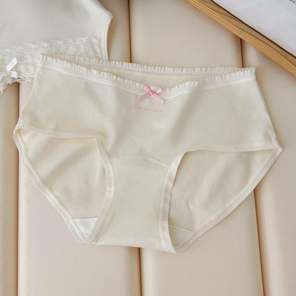 Женское антибактериальное хлопковое нижнее белье 7A, удлиненный шаговый шов, средняя талия, класс А, большой размер