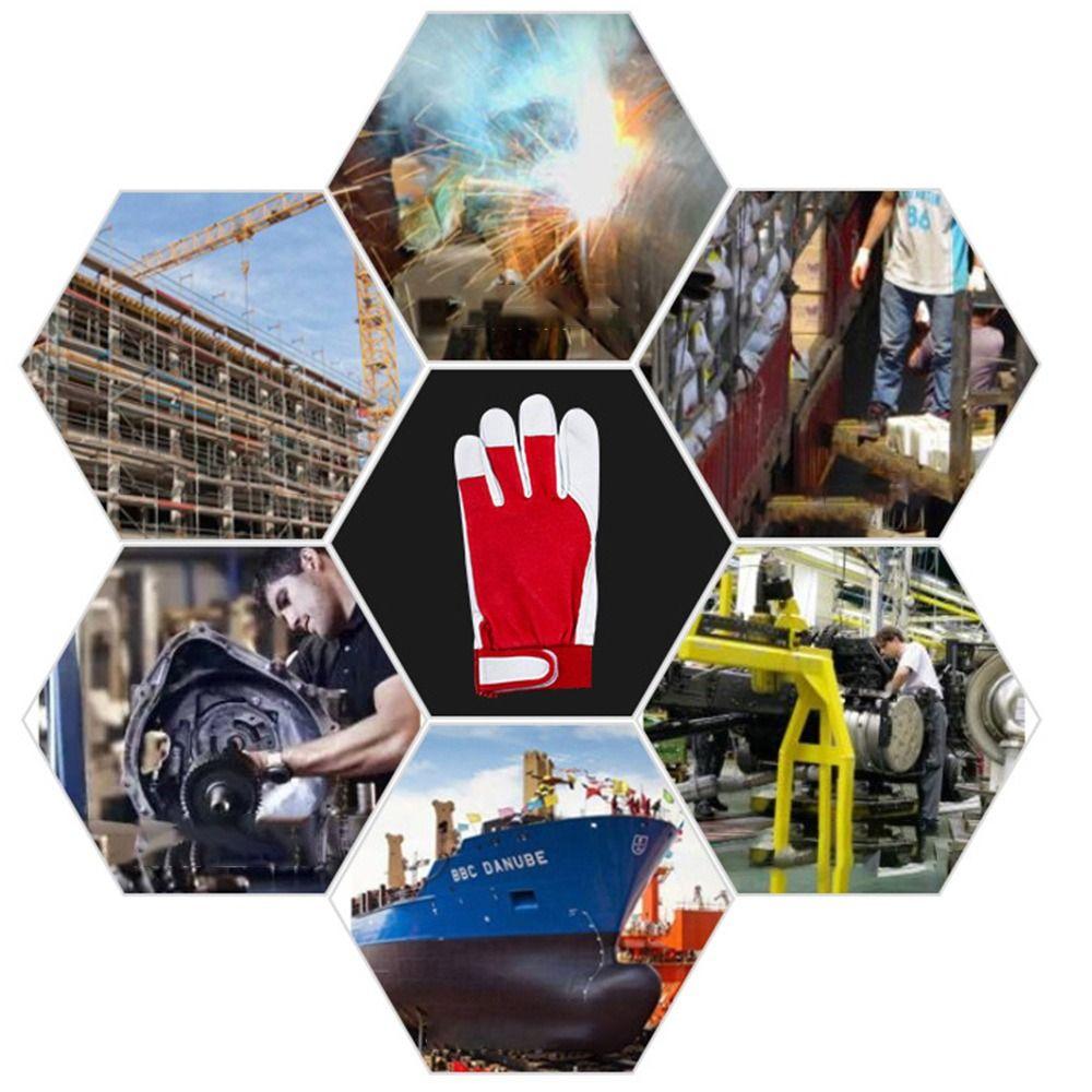 Leather Welding Gloves Random Color Work Safe Gloves Tool Protective Glove Workplace
