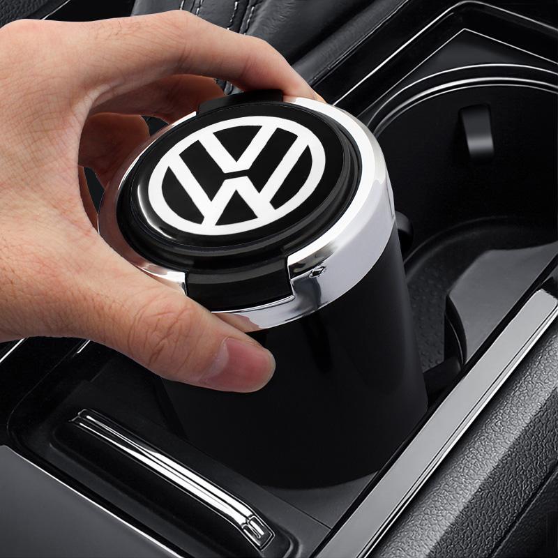 lijk1 Car LED Ashtray Portable Smoke Ashes Holder Interior Accessorie For VW Passat B6 B7 B8 B9 Touareg Golf 5 6 7 GTI R Jetta MK6 MK7