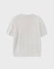 WORK ON BODY OFF Cool Bamboo Semi-Overfit Round Neck Short Sleeve Knit [White]