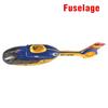 YUXIANG F06 EC135 RC Helicopter All Spare Parts Fuselage Rotor Battery Remote Control