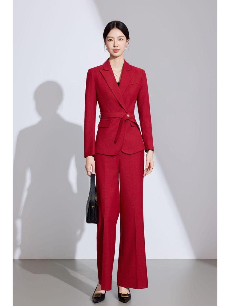 Элегантный женский костюм-блейзер с длинным рукавом: Современный, Роскошный, Стройнящий, Повседневный, Идеальный для Рабочего места или Проведения Мероприятий.