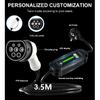 TAYSLA 16A EV Charger Type 1 J1772 3.5KW TYPE 2 Portable EVSE with Display EU Plug for Hyundai Kia Genesis EV