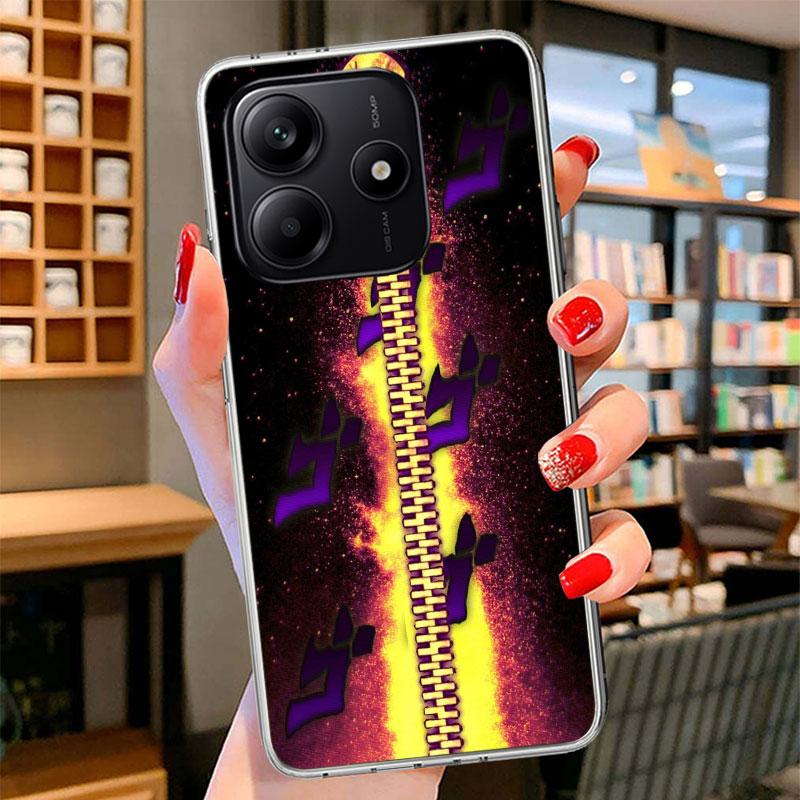 Чехол для телефона JoJo Adventure Бруно Буччеллати для Xiaomi Redmi Note 15 14 13 12 11 10 Pro Plus 14S 12S 11S 11T 11E 10S Мягкие Fundas