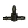 4/7 PVC Cross Barbed Tee Micro-Spray Irrigation Connector for Garden Drip Systems