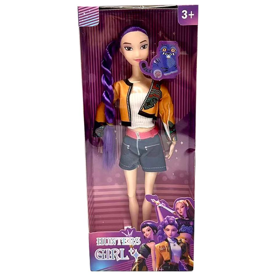 30см Куклы Игрушки Kpop Охотники на демонов Фигурка Игрушка Руми Мира Зои Красивая Принцесса Куклы для маленькой девочки Пластиковая DIY Игрушка для девочек