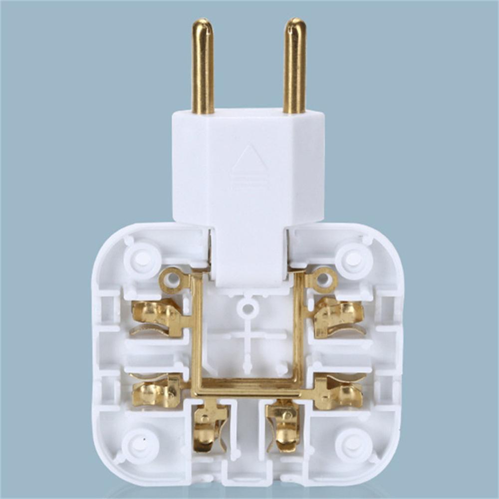Вилка ЕС Вращающийся на 180 градусов переходник для розетки 3 в 1 Переходник-удлинитель с вилки ЕС на вилку США
