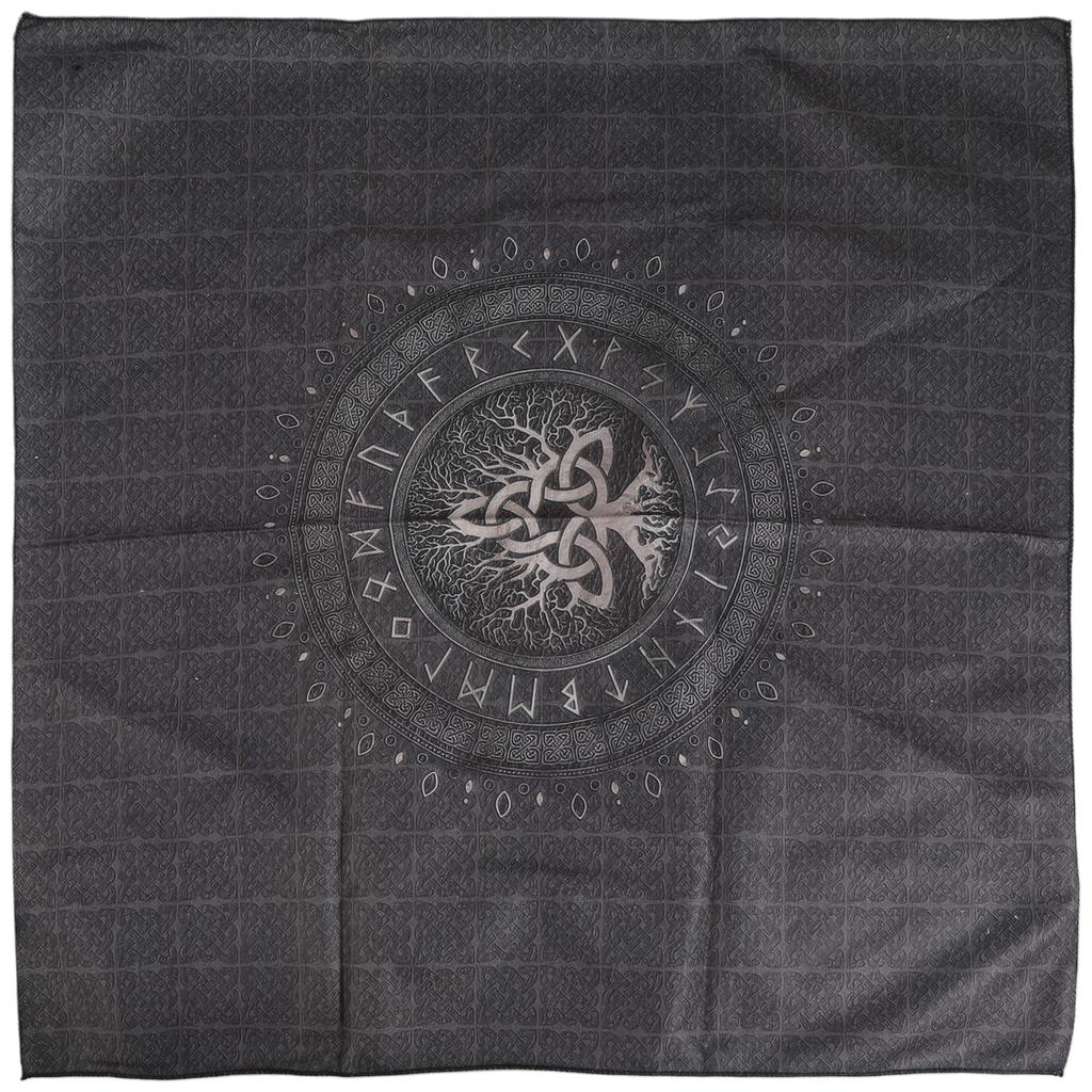 Tarots Tablecloth Rune Divinations Table Cover Astrology Oracles Board Game Mat Square Shape Pendulum Altar Table Cloth