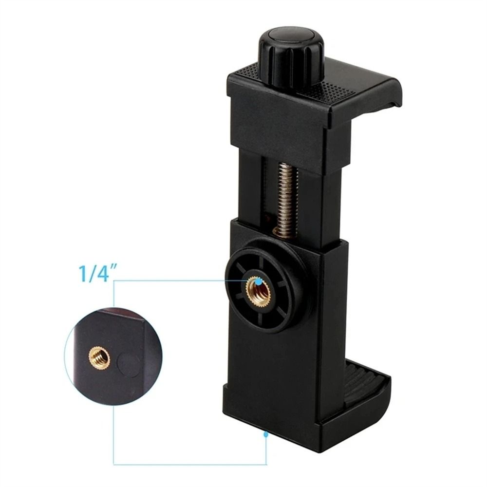 Mobile Broadcast Bracket Phone Clip Phone Mount Bracket Clip Holder Smartphone Tripod Mount Adapter