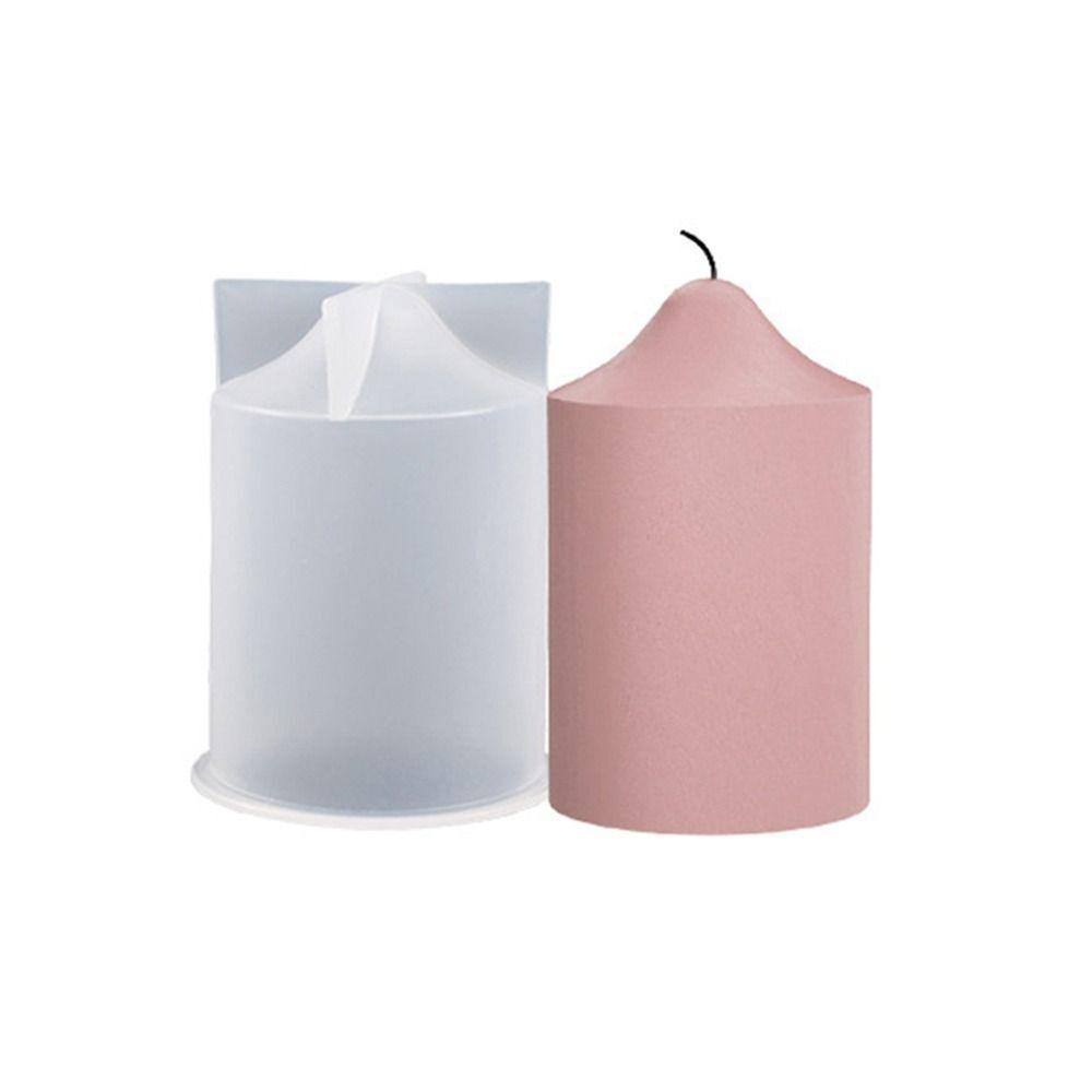 Ручная 3D художественная восковая форма, цилиндр, форма для свечи, формы для торта, смолы, форма для свечи