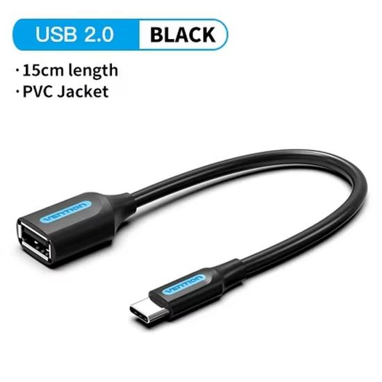 Vention Micro USB OTG Cable Adapter for Xiaomi Redmi Note 5 Micro USB Connector USB 2.0 OTG Adapter for Samsung S6 Tablet Mouse 3