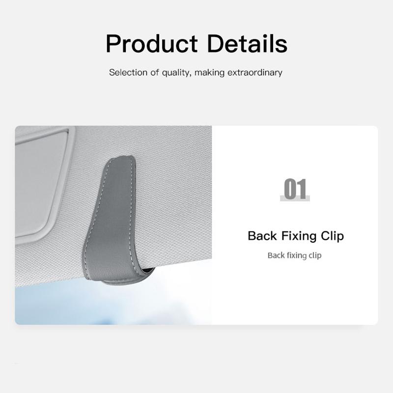 NTSM5 1Pcs Motorcycle Sticker/Car Sun Visor Sunglasses Clip Universal Ticket Card Clamp For BMW G80 G06 G07 G42 G14 G15 G16 F82 F20 X5
