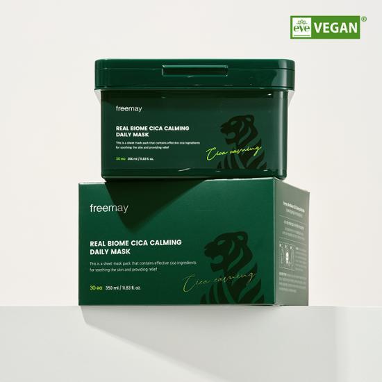 Prime Real Biome Cica Успокаивающая ежедневная маска 30 листов