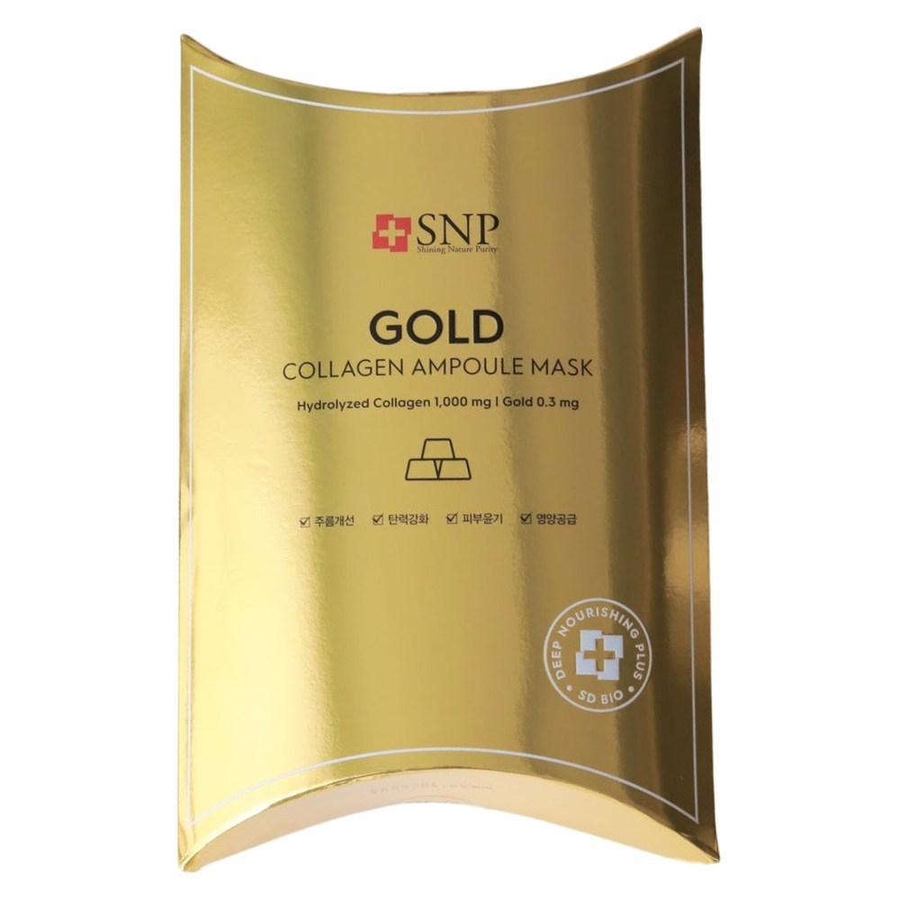 SNP Маска-ампула Gold Collagen, 1 упаковка, 10 штук