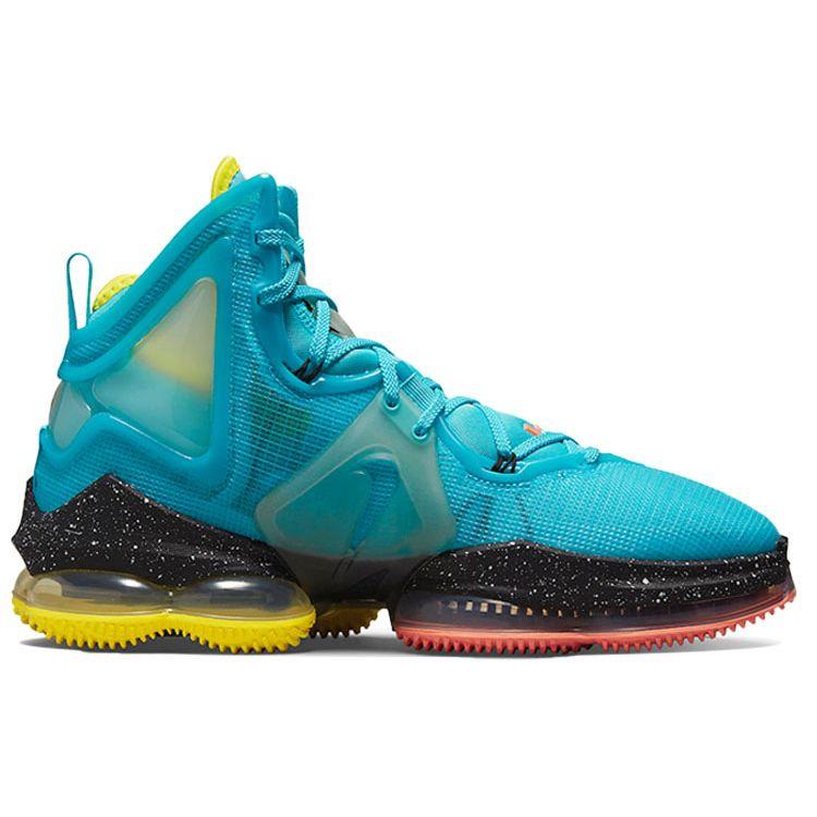 Nike Мужские кроссовки LeBron 19 Christmas Blue Polarized-Blue Crimson-Bliss DC9338-400