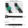 Releasable Cable Ties Colored Plastics Reusable Cable ties Nylon Organizer Tool Velcro Self-Adhesive Tapes