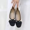 Jisyu Ribbon Chunky Heel Shoes 3.5cm