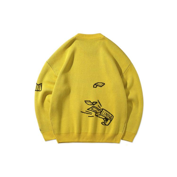 Свитер Li Ning x Line Friends Унисекс Желтый AMBQ046-2