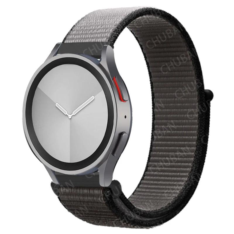 Nylon Loop Band For Samsung Galaxy Watch 6/5/pro/4/Classic/active 2 43-47-44mm 20mm/22mm Sport Bracelet Huawei Gt 4/2/e/3 Strap