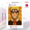 Cartoon character Naruto Uzumaki Pattern  3pcs 100% Round Full Drill 5D DIY Diamond Painting Embroidery Cross Stitch Rhinestone Décor